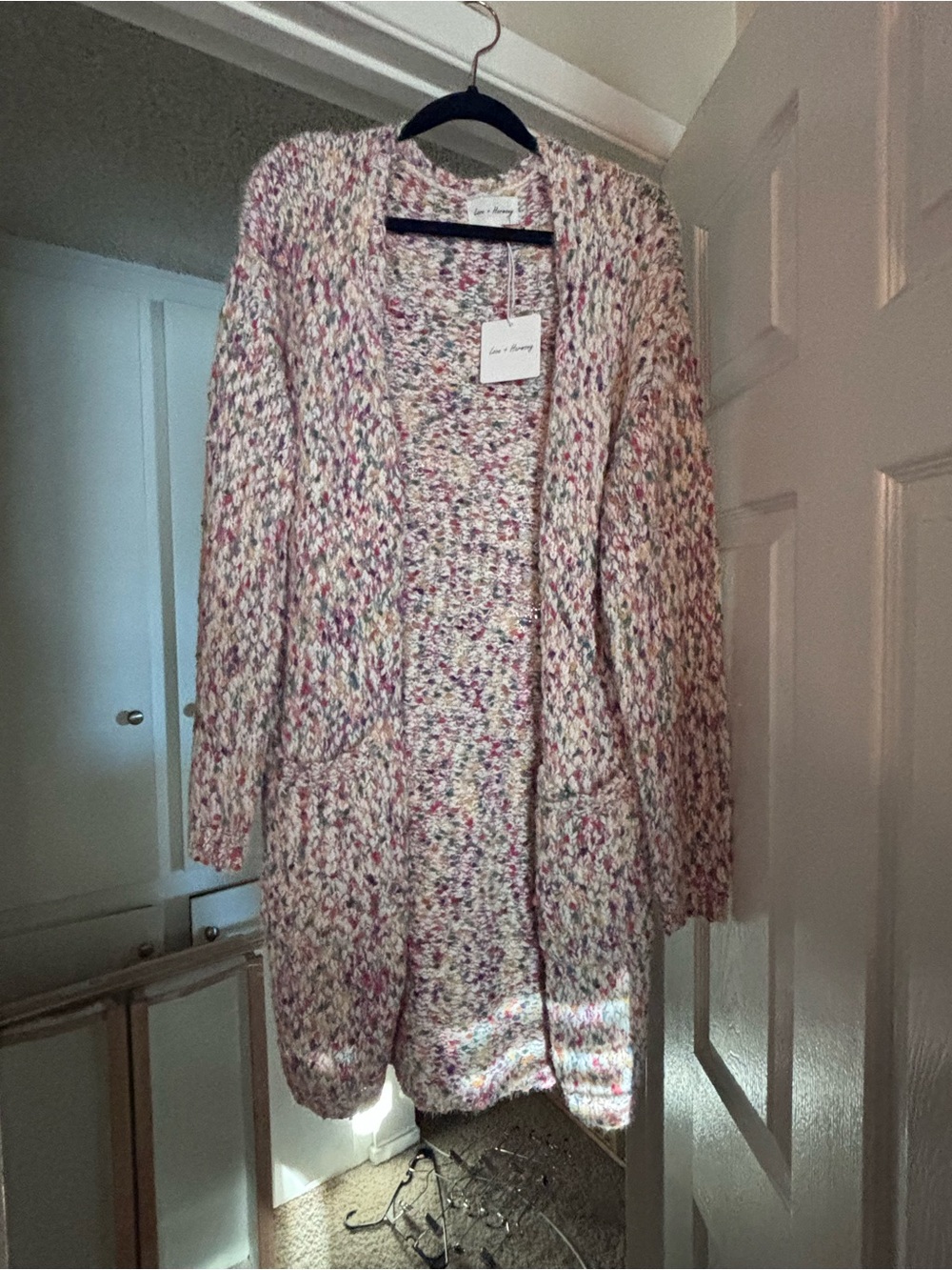 Long Colorful Soft Cardigan